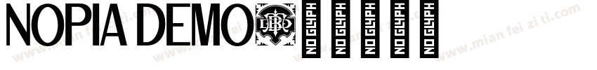 NOPIA DEMO字体转换